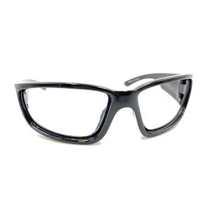Wiley X WX Zak Gloss Shiny Black Rectangle Wrap Sunglasses Frames 130 Sports
